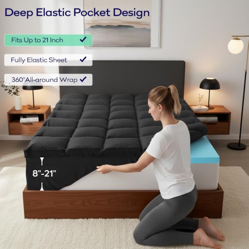 4 Inch Dual Layer Mattress Topper