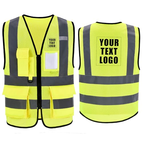 High Vis Safety Vest Reflective Strips