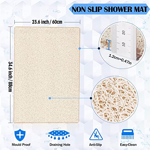 Shower Mats Non Slip Without Suction Cups