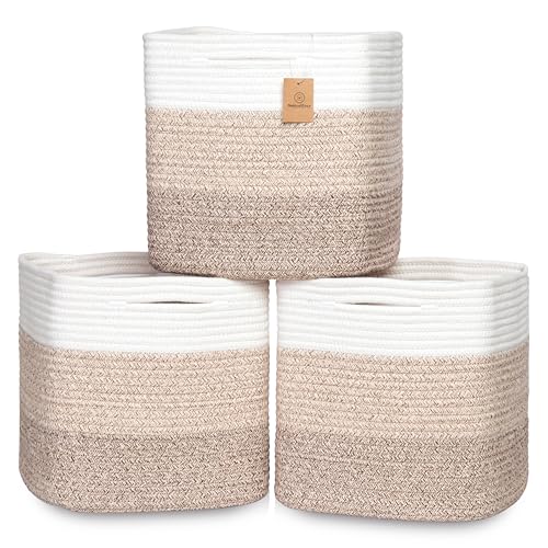 13" and Kallax Cube Rope Baskets 3