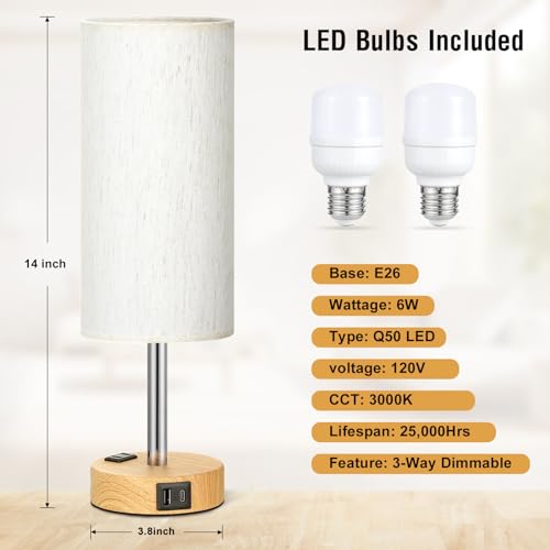 Bedside Table Lamp for Bedroom