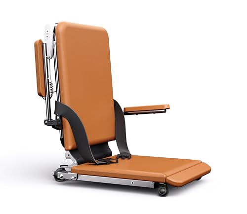Steel Electric Floor Lift Chair with Wheels and PU Cushion