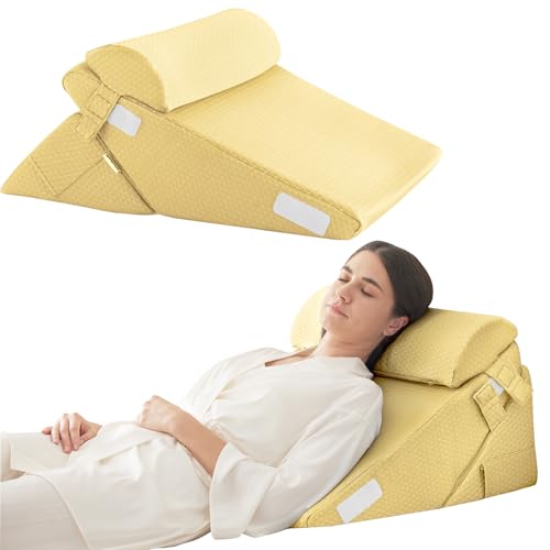 Bed Wedge Pillow Set