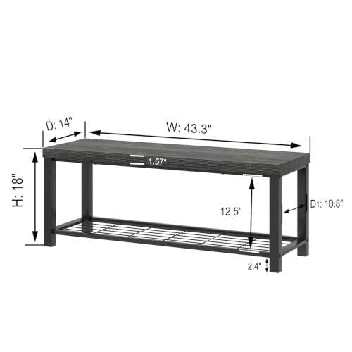 Modern Entryway Bench