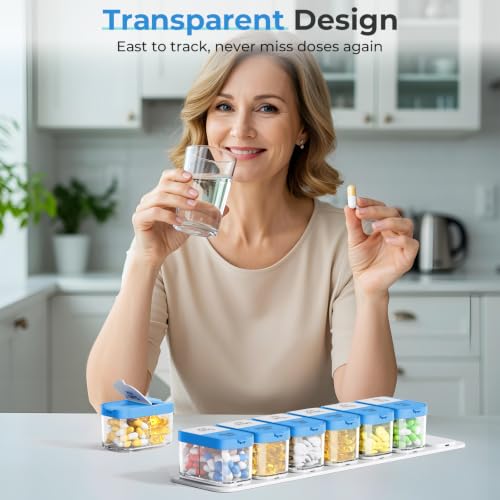 Extra Large Weekly Pill Organizer 2 Times A Day