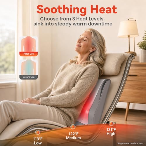 Shiatsu Back Massager with Heat