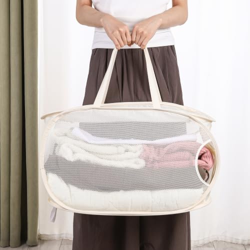 4 Pcs Mesh Popup Laundry Hamper