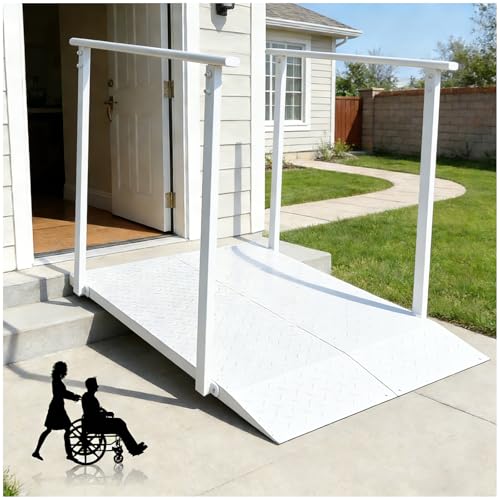Wheelchair Ramp with Handrails