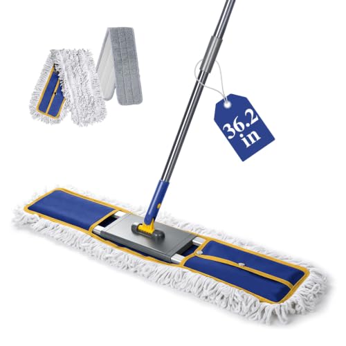 Flat Mop with Stainless Steel Handle