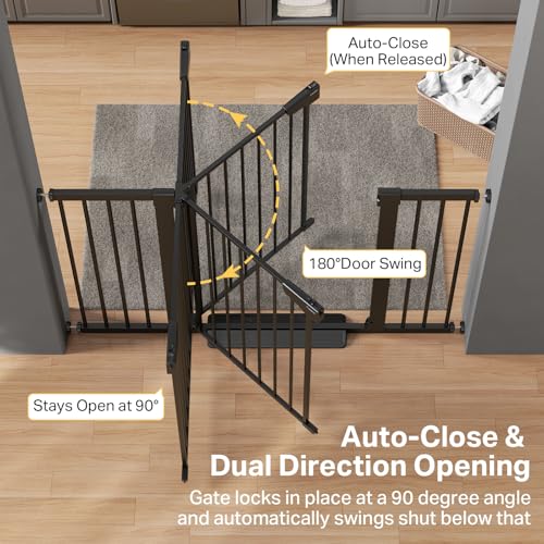 Extra Wide Baby Gate for Stairs