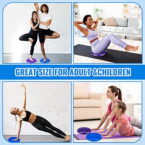 2 Pcs Balance Disc Kids Inflated Wobble Cushion