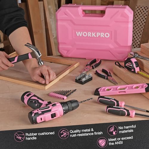 Tool Set with Cordless 12V Drill Driver
