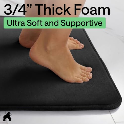 Thick Memory Foam Bath Rugs