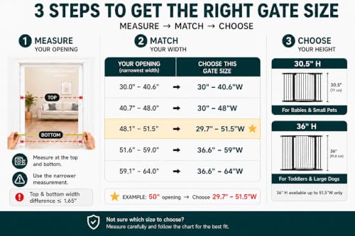 Extra Wide Baby Gate for Stairs