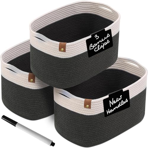 Cotton Rope Baskets for Organizing