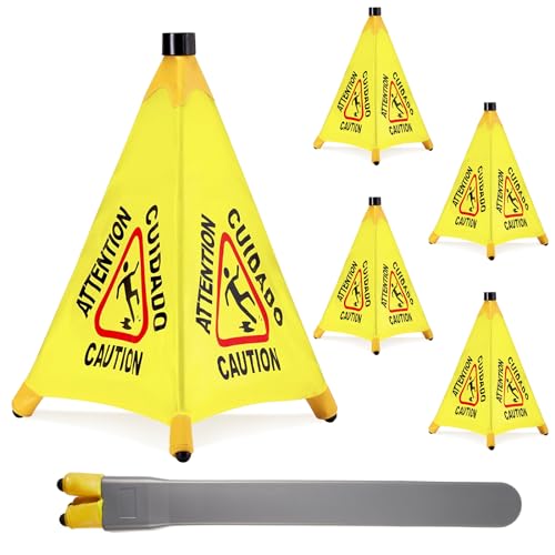 Pop up Wet Floor Sign with Storage Tube