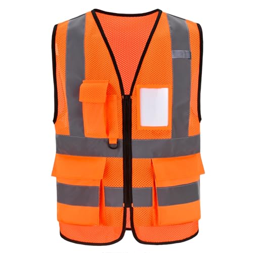High Vis Safety Vest Reflective Strips