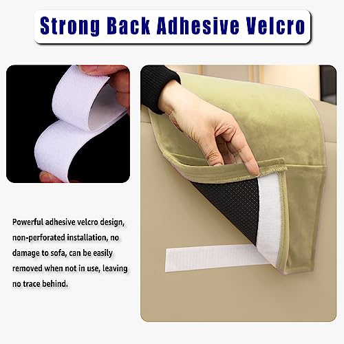 Neck Pillow for Recliner Head Pillow Adjustable Plush Pillow Neck Roll Non Slip Fleece Couch Neck Head Support Pillow for Travel Home Recliner Sofa Armchair