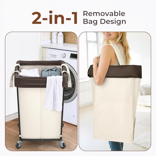 Laundry Hamper with Wheels