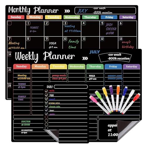 Magnetic Dry Erase Calendar Whiteboard