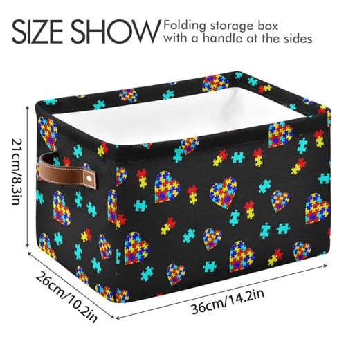 Multi purpose Cube Storage Basket Thanksgiving Pumpkin Organizer Bag