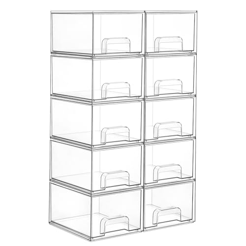 Stackable Storage Drawers Small & Wide & High & Mini