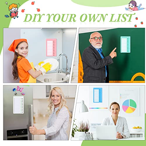 4 Pcs Chore Chart Kids Checklist Board