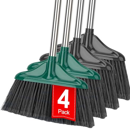 4 PCS Heavy Duty Broom Outdoor
