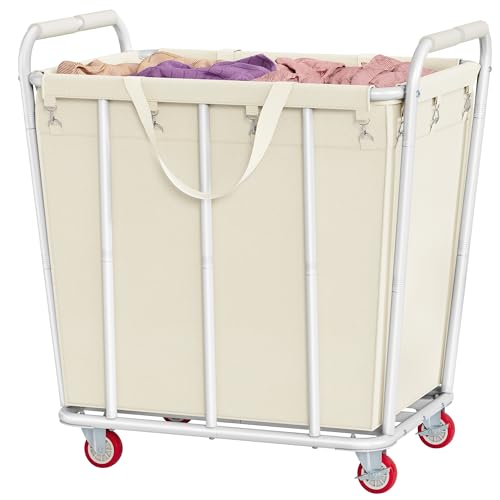 Large Laundry Cart with Wheels