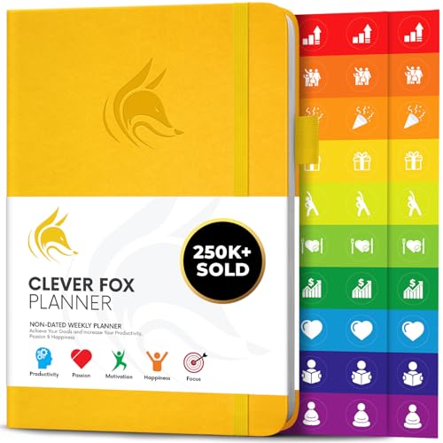 Planner Undated Weekly & Monthly Planner for Productivity