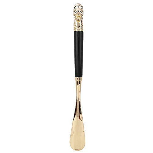 Shoe Horn Long Handled Metal Lion Head Shoe Horn Wooden Long Handle Shoe Lifter Shoe Spoon Tool for Men Ladies