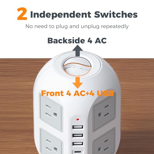 Tower Surge Protector Power Strip