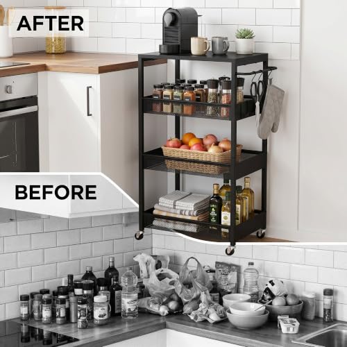 Slim Rolling Utility Cart