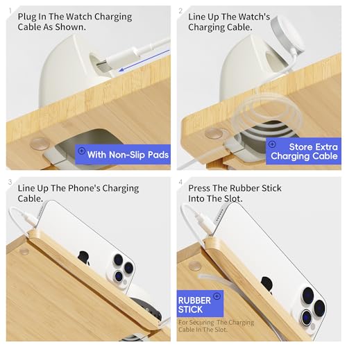 Wooden Watch Band Organizer