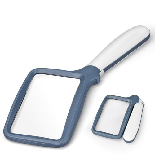 Folding Handheld Magnifying Glass
