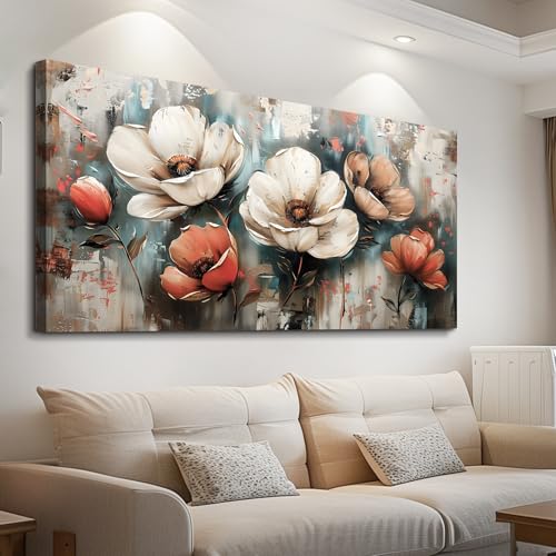 Canvas Wall Decor For Bedroom Wall Art For Living Room Office Decorations Boho Wall Paintings Flowers Landscape Pictures Artwork Aesthetic Posters kitchen Home Decor Ready To Hang 20x40 In