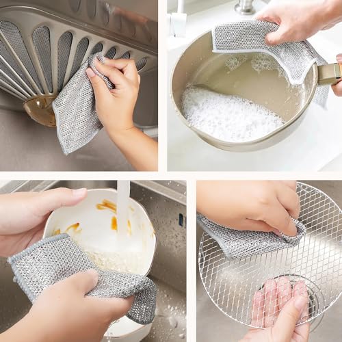 2024 New Multipurpose Wire Dishwashing Rags