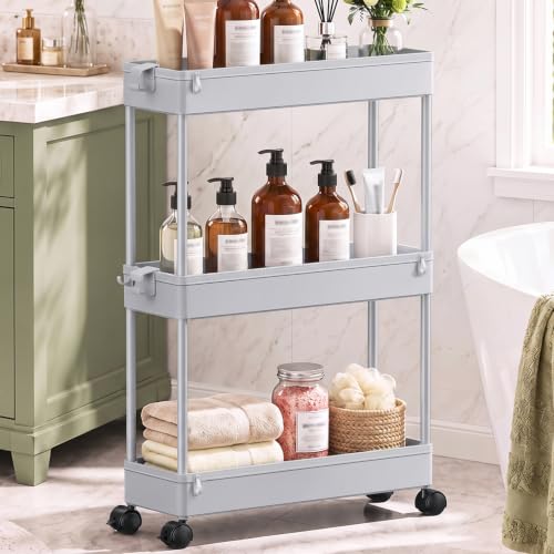 Slim Rolling Storage Cart