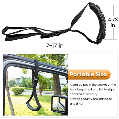 Auto Cane Car Grab Handle Adjustable Standing Aid Safety Vehicle Support Portable Nylon Grip Car Assist Device