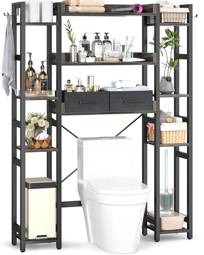 Over The Toilet Storage with 2 Drawers