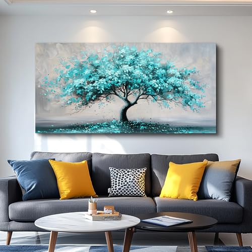 Canvas Wall Art Painting For Living Room Wall Decor White Flowers Picture Wall Decoration Artwork For Dining Room Bedroom Bathroom Kitchen Room Wall Print Painting For Home Decor 20x40 In