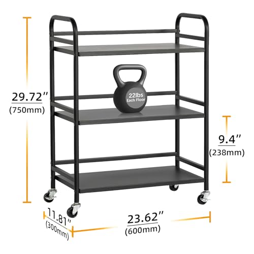 3 Tier Rolling Cart