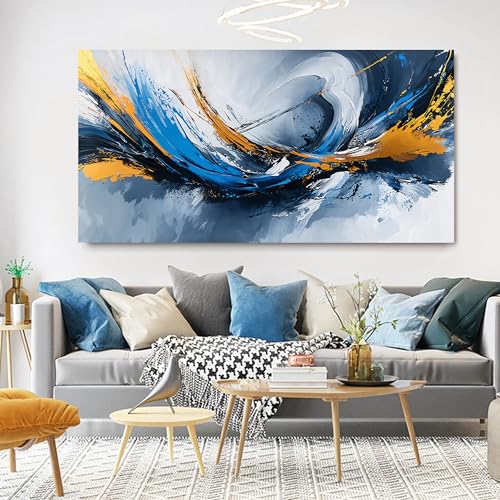 Canvas Wall Art Decor Beach Waves Oversized Wall Art Pictures For Living Room Decorations Artwork For Walls Art Wall Decor For Bedroom Office Pictures For Wall Decor