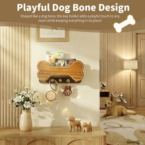 Decorative Dog Leash Holder for Wall