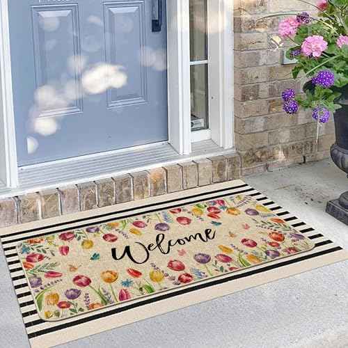 Welcome Spring Door Mat