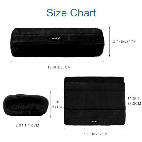Wheelchair Armrest Pads Covers Fuzzy Desk Chair Arm Pads Soft