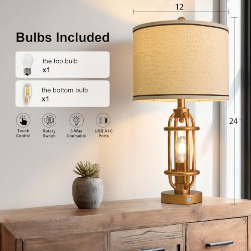 23.75" Farmhouse USB A+C Charging Ports 3