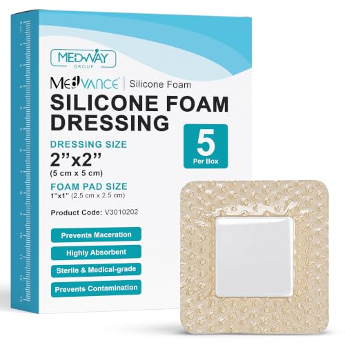 TM Silicone Sacral Bordered Silicone Adhesive Foam Wound Dressing