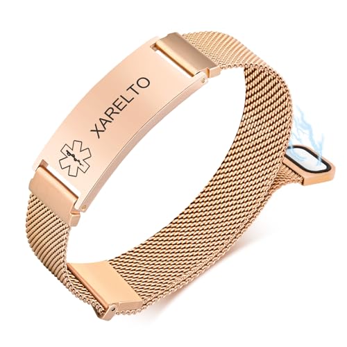 Medical Alert Id Bracelet for Men Women
