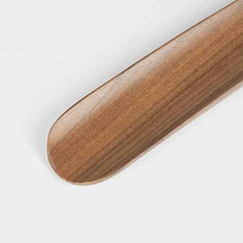 2 Pack Long Handle Wood Shoe Horn for Men 24in Wooden Shoe Horn Long Handled for Seinors Women Kids Wood Shoe Helper